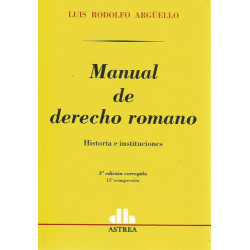 MANUAL DE DERECHO ROMANO